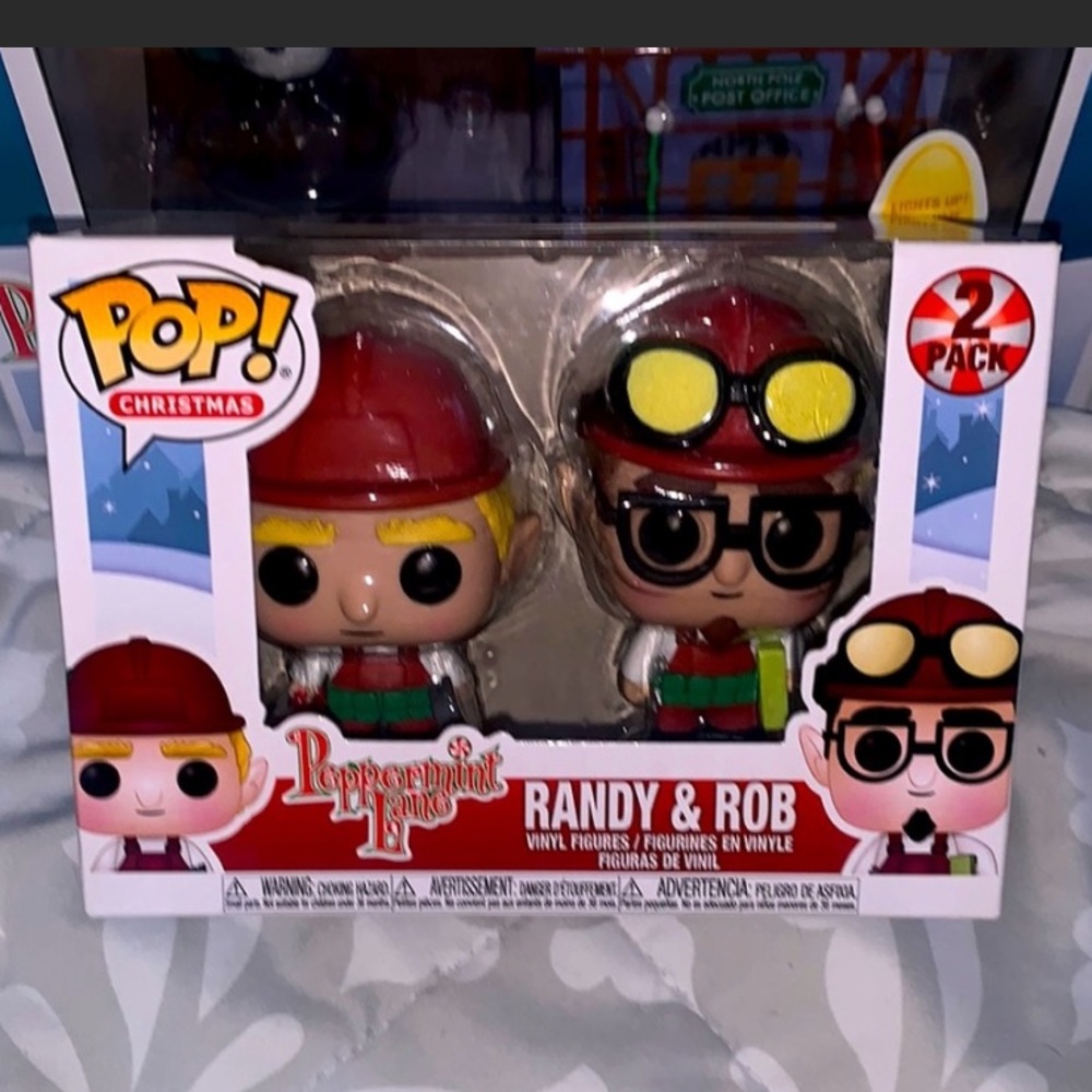 New Christmas Series Funko Pop 2-Pack Randy & Rob Elves From Peppermint Lane